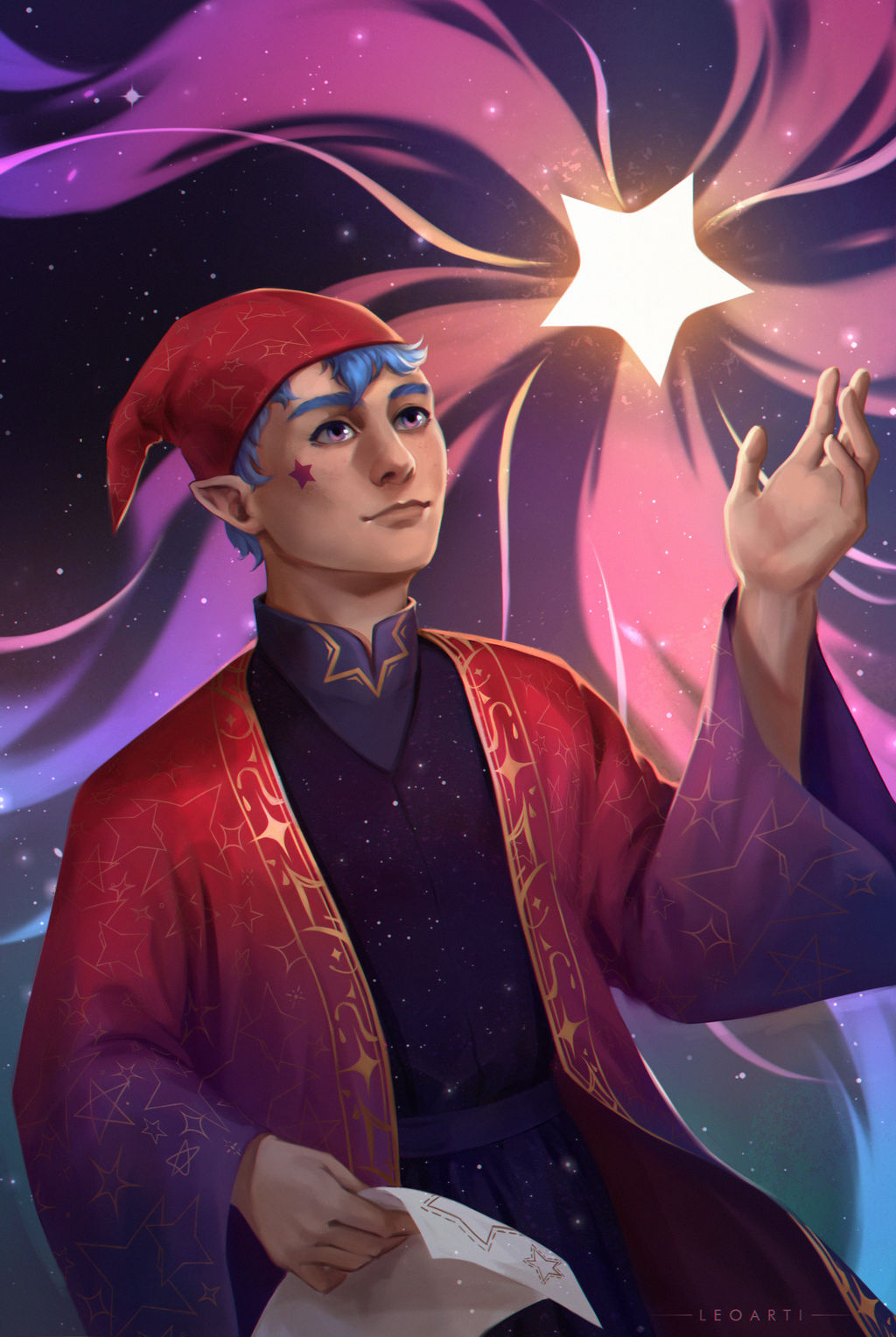 Hand Star Ritual Wizard The Star Wizard by LeoArti on DeviantArt