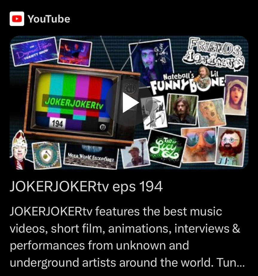 my music video on jokerjoker tv 