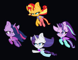 Best Alicorn Buddies Vector