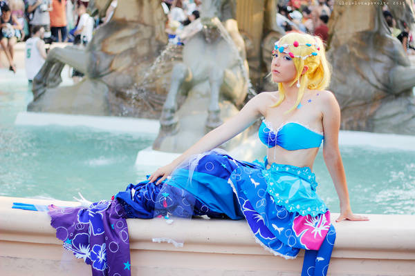 Love Live cosplay: Mermaid Eli Ayase II