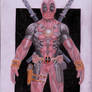 Deadpool - coloured in