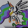 My Little Pony Pinncess Celestia Pixel Art