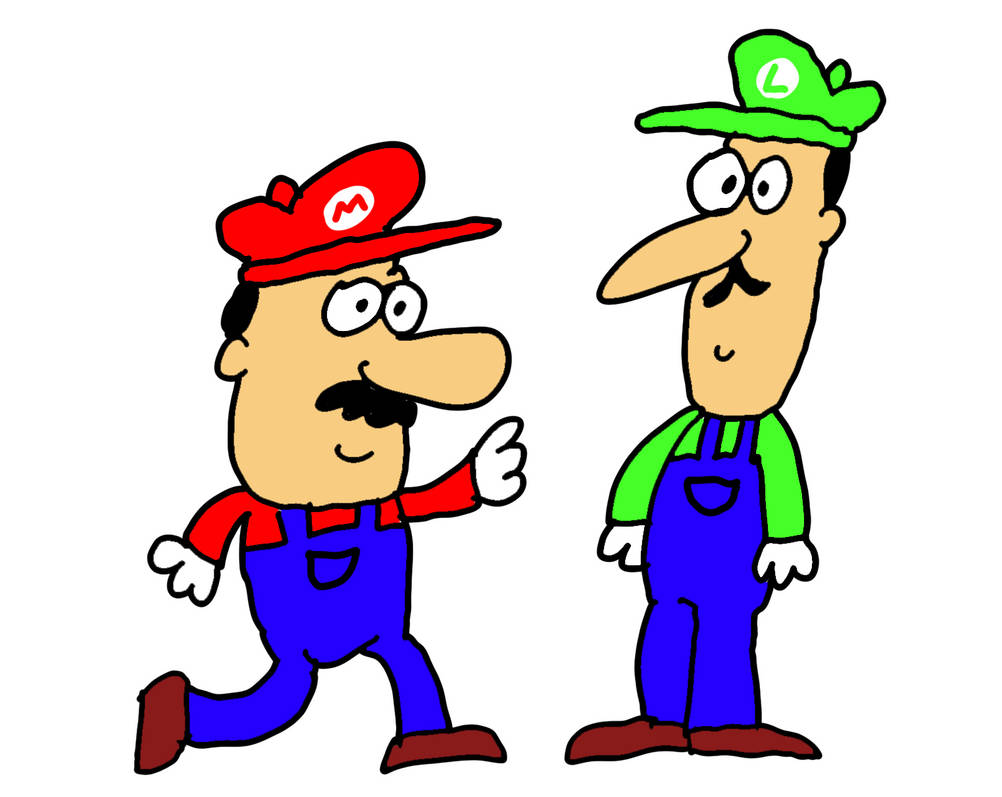 The Super Mario Bros in My Style by EthanPartington on DeviantArt
