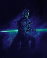 Darth Maul Negative Sketch