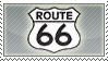 Route 66 Stamp by Dinogaby