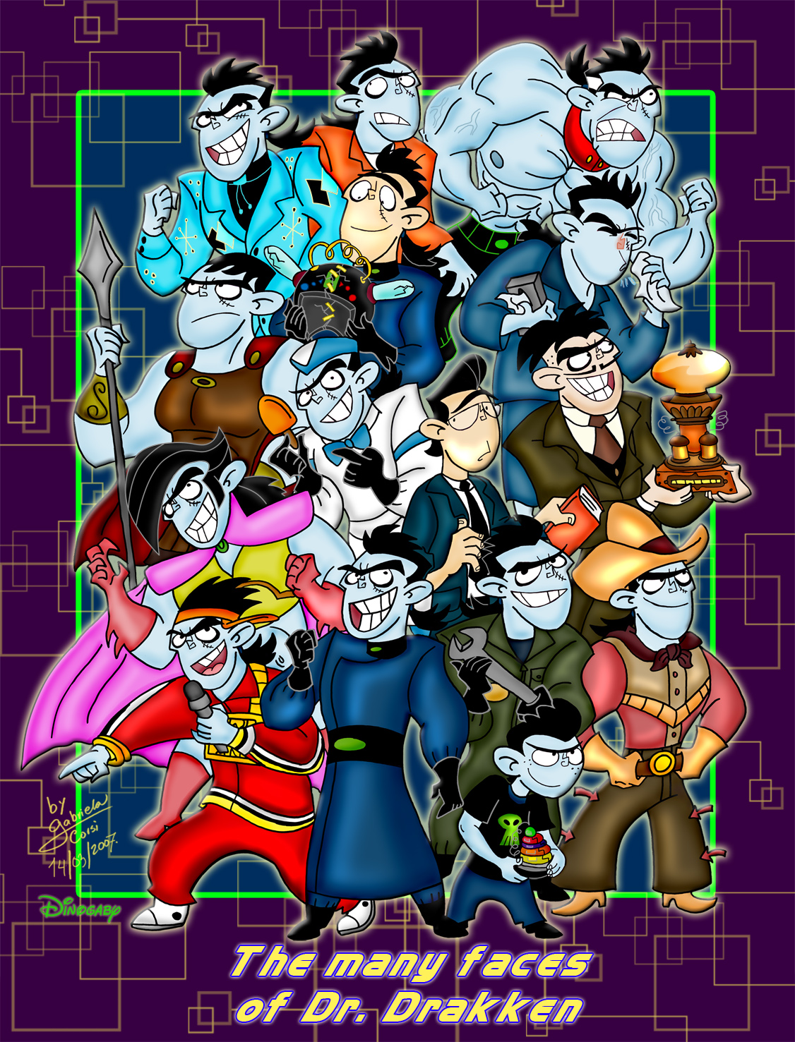 The many faces of Dr. Drakken