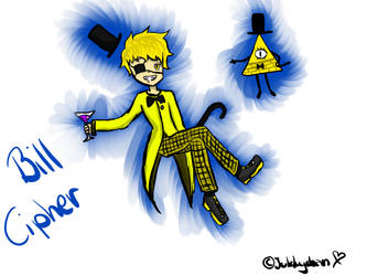 Bill Cipher as a Human