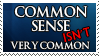 dA stamp - common sense