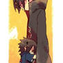 Sasuke Hanging on