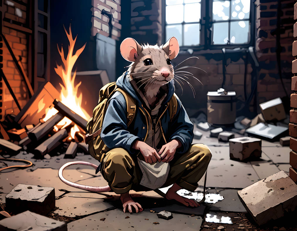 Pack Rat by FossyCat on DeviantArt