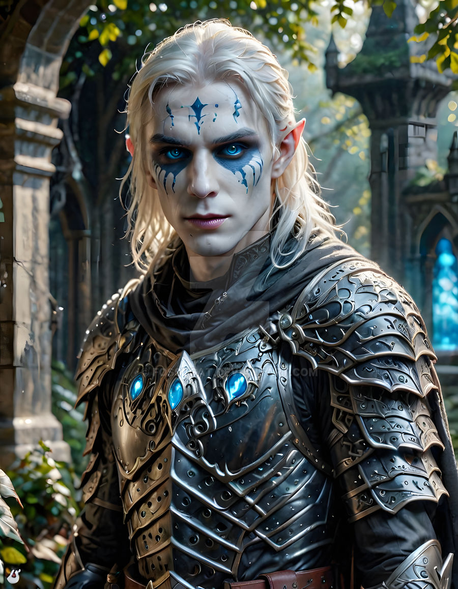 Male Frost Elf Ranger (Adoptable) by FossyCat on DeviantArt