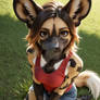 Wild Dog Lass Posing