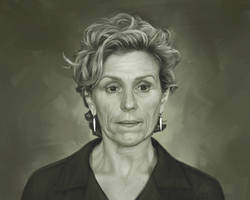 Frances McDormand Portrait Painting