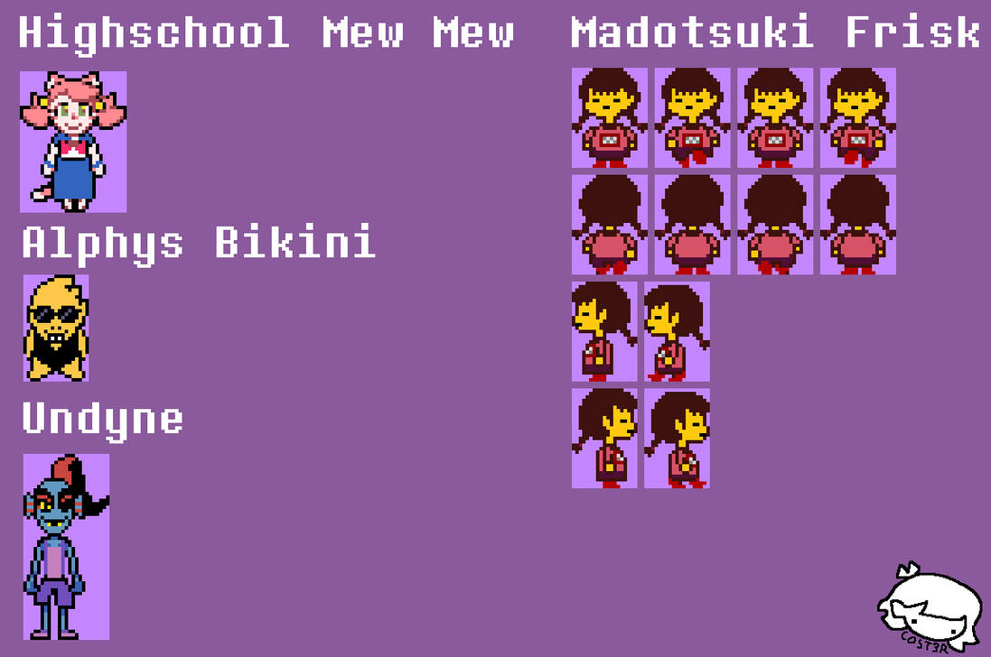 Newsletter Idle sprites! by COSTERR on DeviantArt