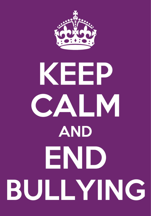 Keep calm and end bullying