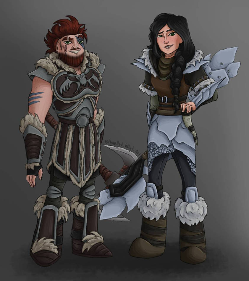 Fur upgraded HTTYD2 Designs For Dagur And Heather By Angelled art On fur-upgraded-httyd2-designs-for-dagur-and-heather-by-angelled-art-on