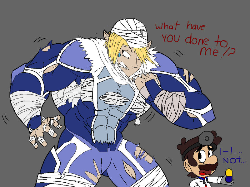 Dr. Mario and the Buffed Ninja