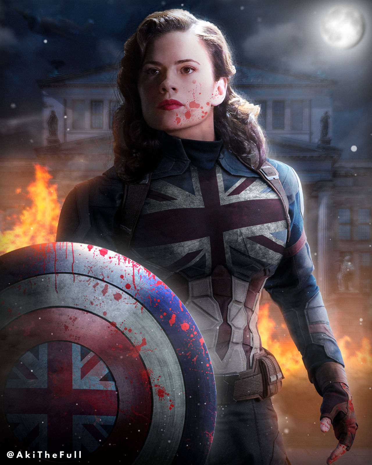 Captain Carter What If Live Action Concept Art by AkiTheFull on DeviantArt