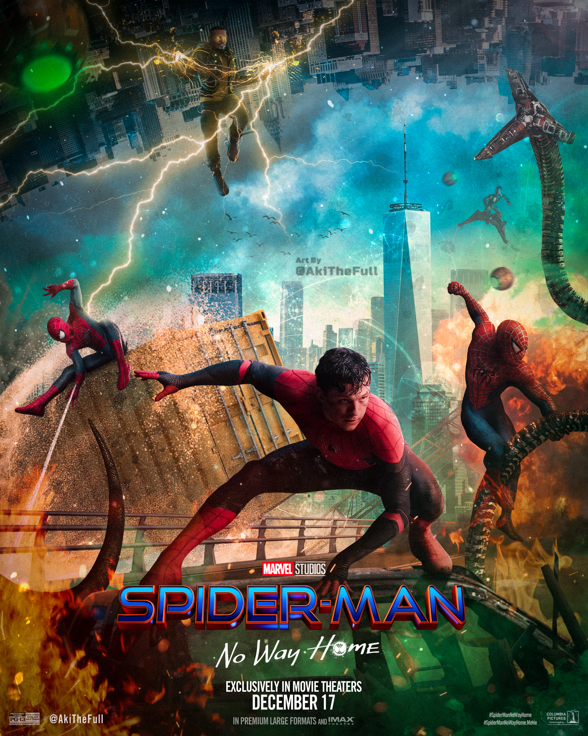 Spider-Man: No Way Home Trailer Poster by AkiTheFull on DeviantArt