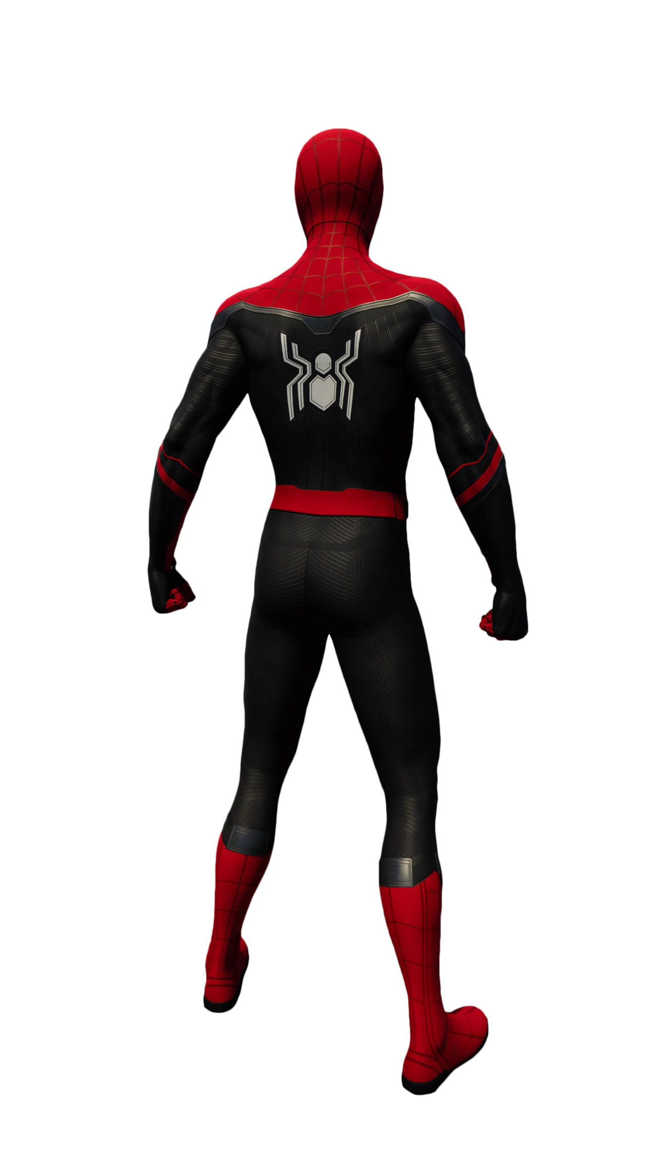 Tom Holland Spider Man Back View PNG by AkiTheFull on DeviantArt
