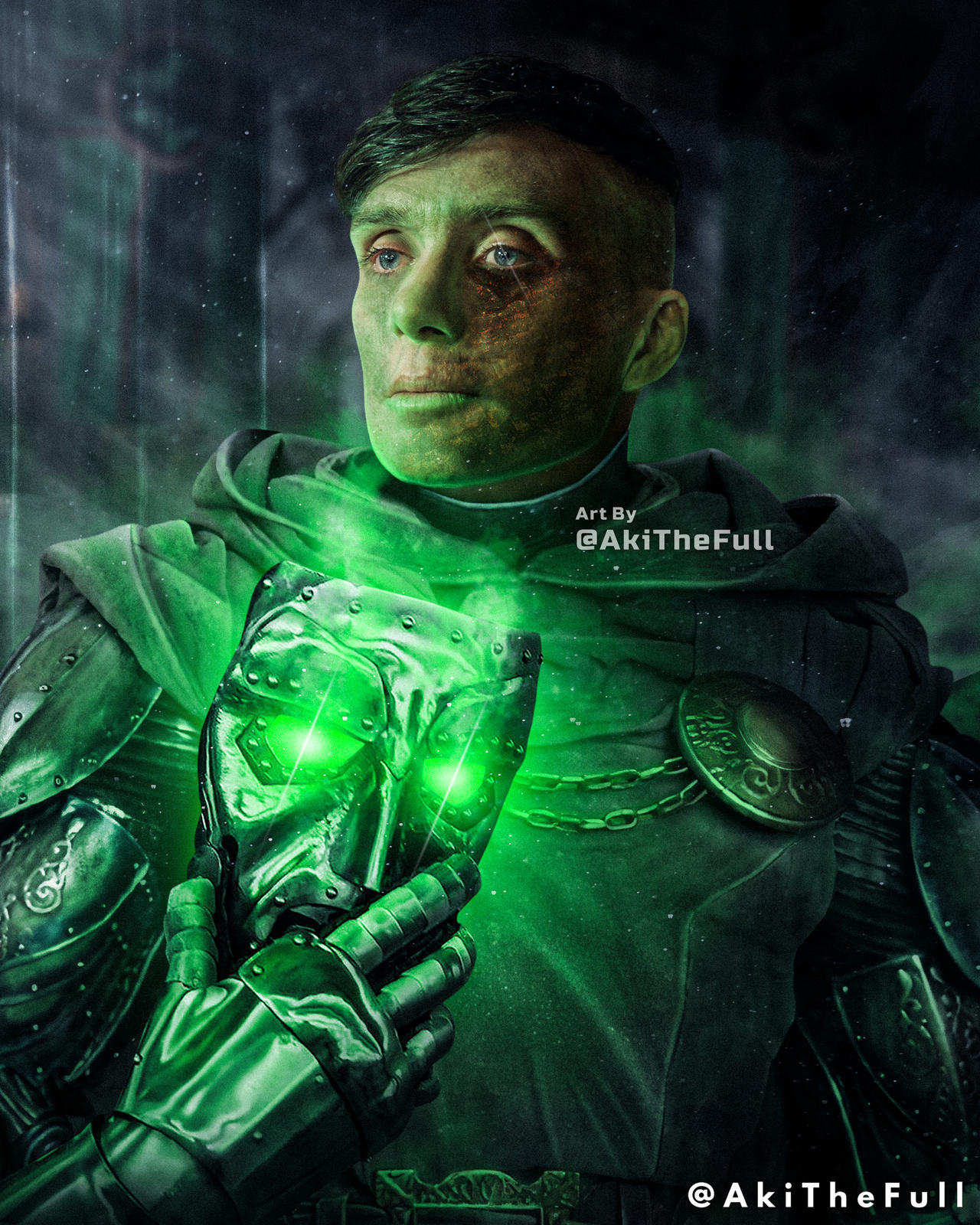 Cillian Murphy As Doctor Doom In The MCU - Concept by AkiTheFullXD on