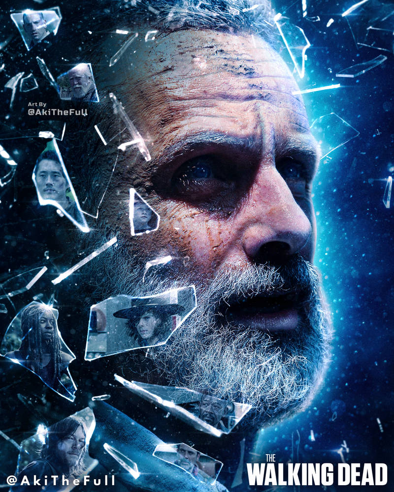 Rick Grimes Memory Glass Poster - The Walking Dead by AkiTheFull on ...