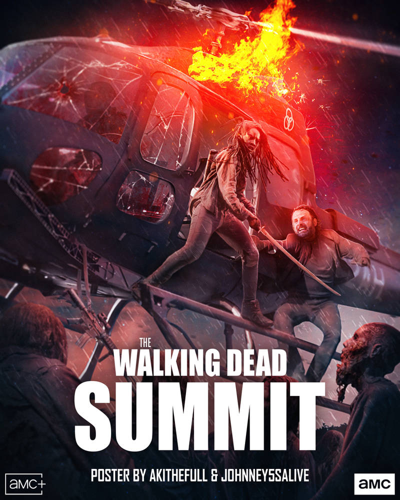 Walking Dead Poster - Terminus Rick & Michone - NerdKungFu