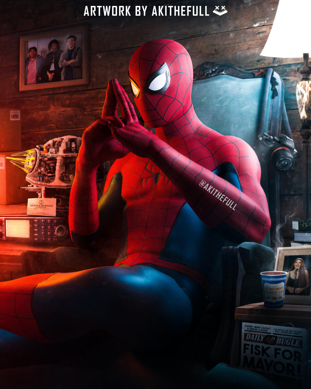 Spider-Man Couch Meme Realistified by AkiTheFull on DeviantArt