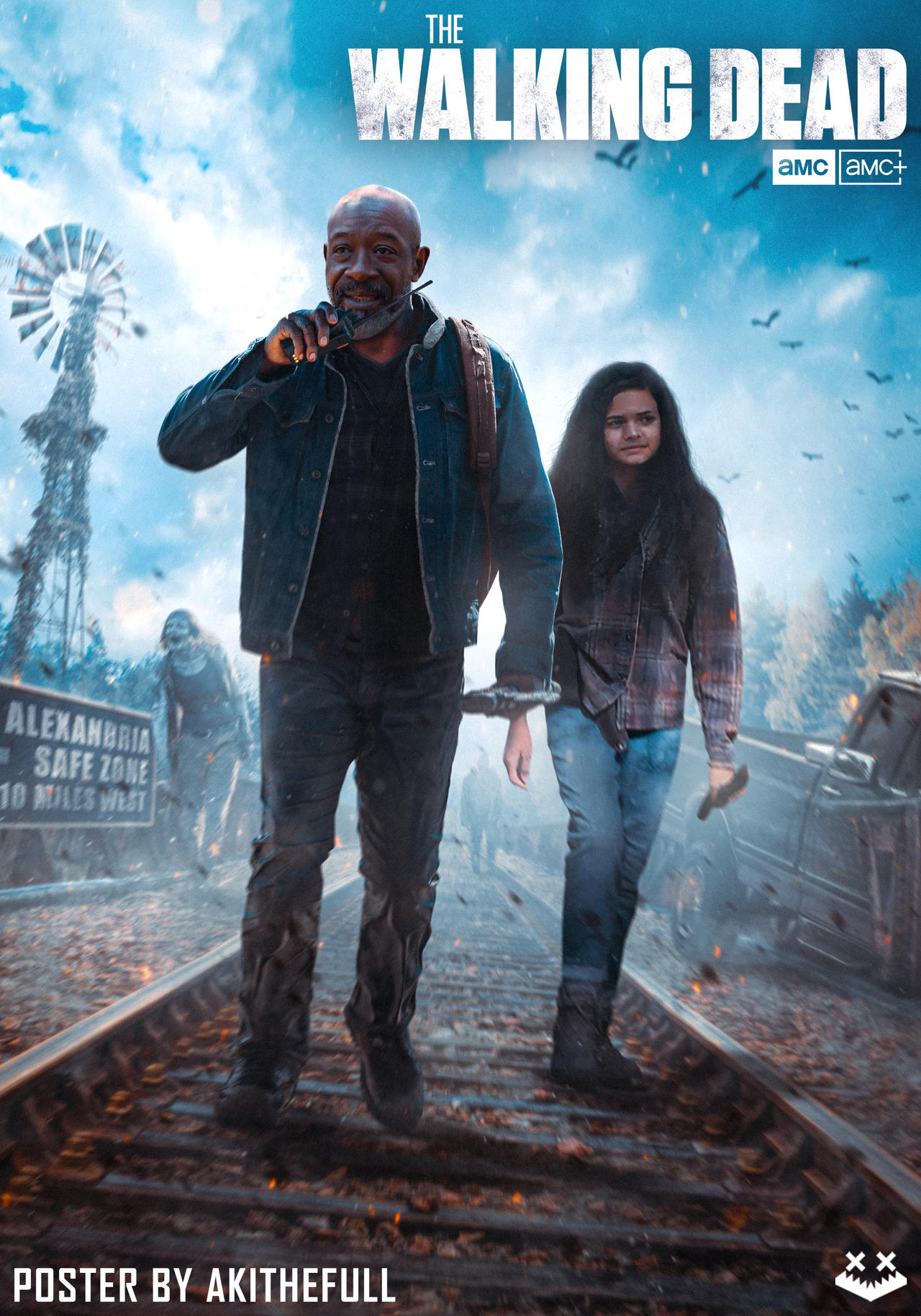 Morgan Jones Traveling To Alexandria TWD Poster by AkiTheFull on
