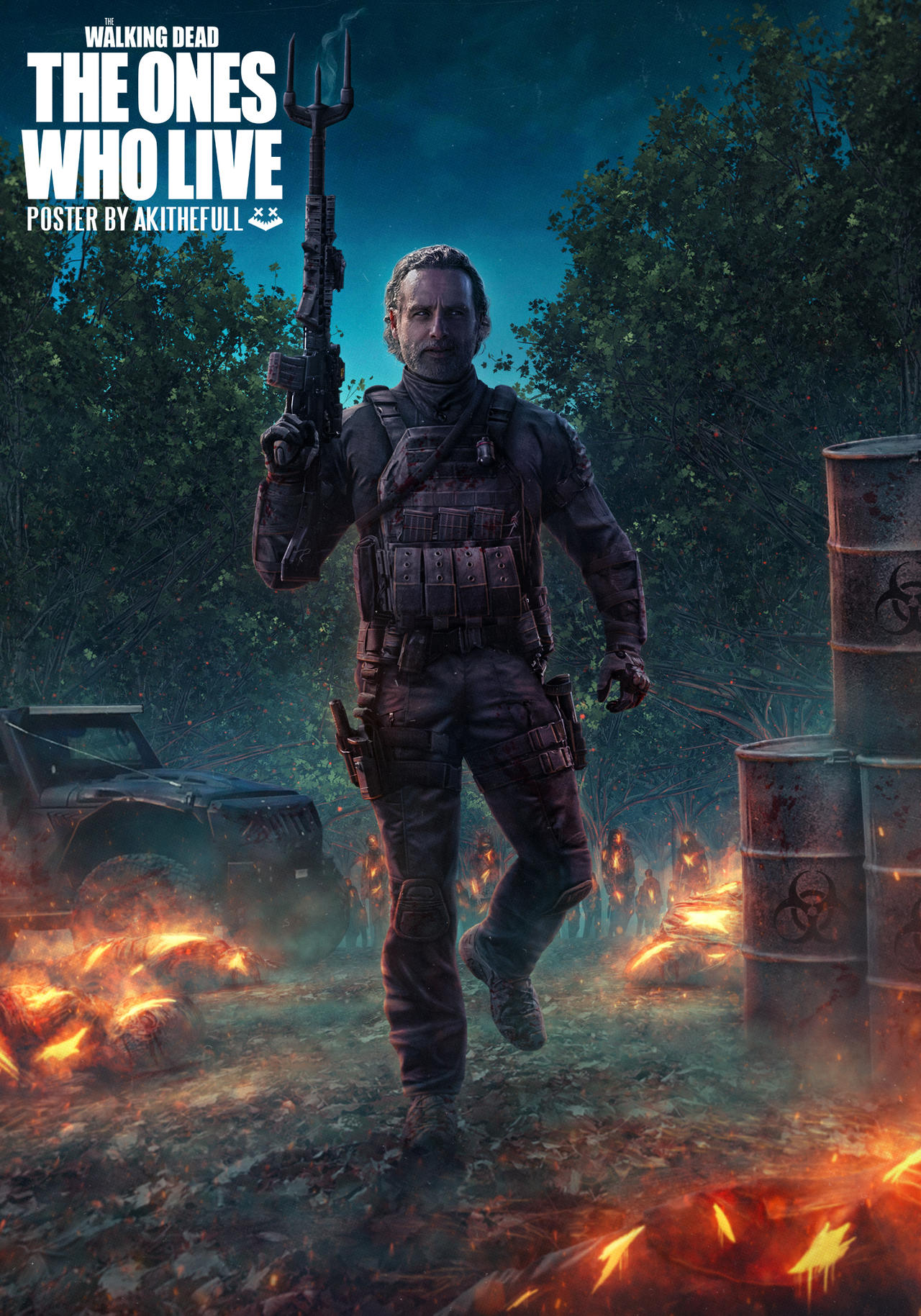 TWD The Ones Who Live Rick Grimes Poster By AkiTheFull On DeviantArt twd-the-ones-who-live-rick-grimes-poster-by-akithefull-on-deviantart