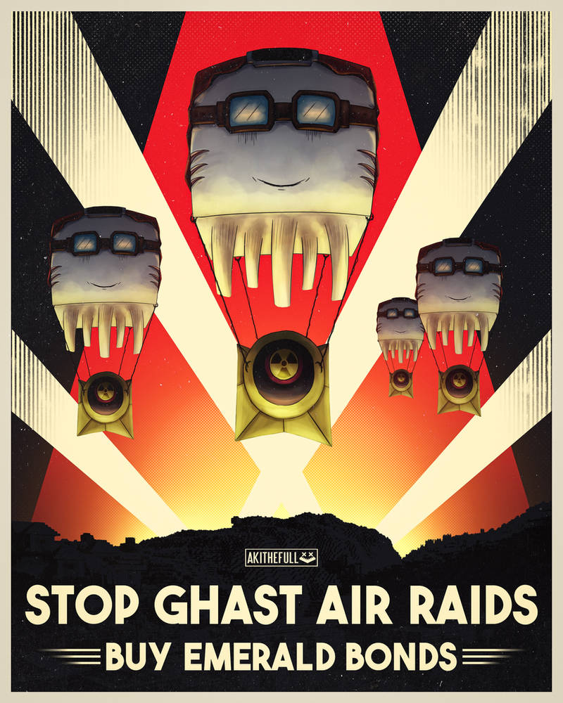 Anti Ghast Propaganda Poster Minecraft by AkiTheFull on DeviantArt