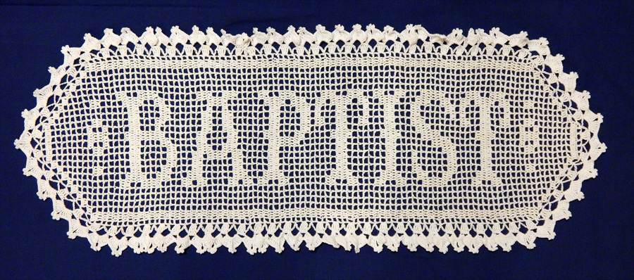 filet crochet - Baptist