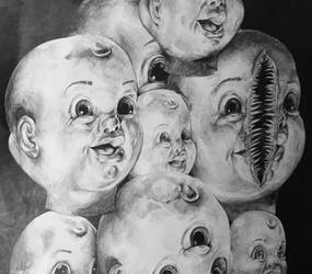 Floating Baby Demon Heads
