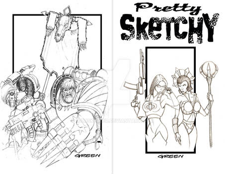 Pretty Sketchy (sketch book eccc2k12) sans color