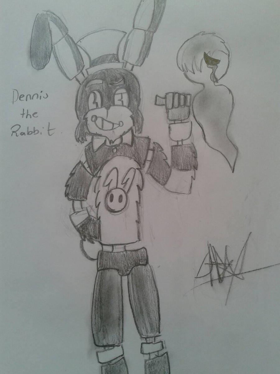Fnaf Rabbit Oc Fnaf OC: Dennis the Rabbit by IlDarkylI on DeviantArt