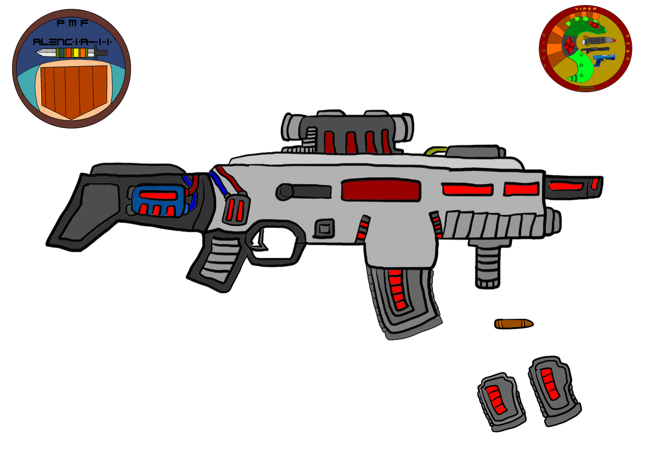 Tech Rifles Deviantart Electronic Adaptable Assault Service Rifle by headskull843 on DeviantArt