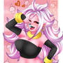 FanArt Android 21 version Mayin Dragon Ball f.