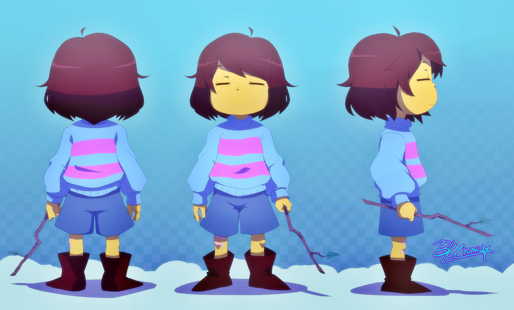 Frisk Reference Drawing Frisk ( reference sheet ) by Bluyumu on DeviantArt