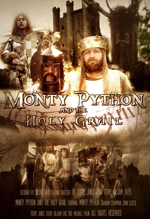 holy grail cast Images High Quality Grahic Holy Grail Movie Poster by SilentWolf1 on DeviantArt
