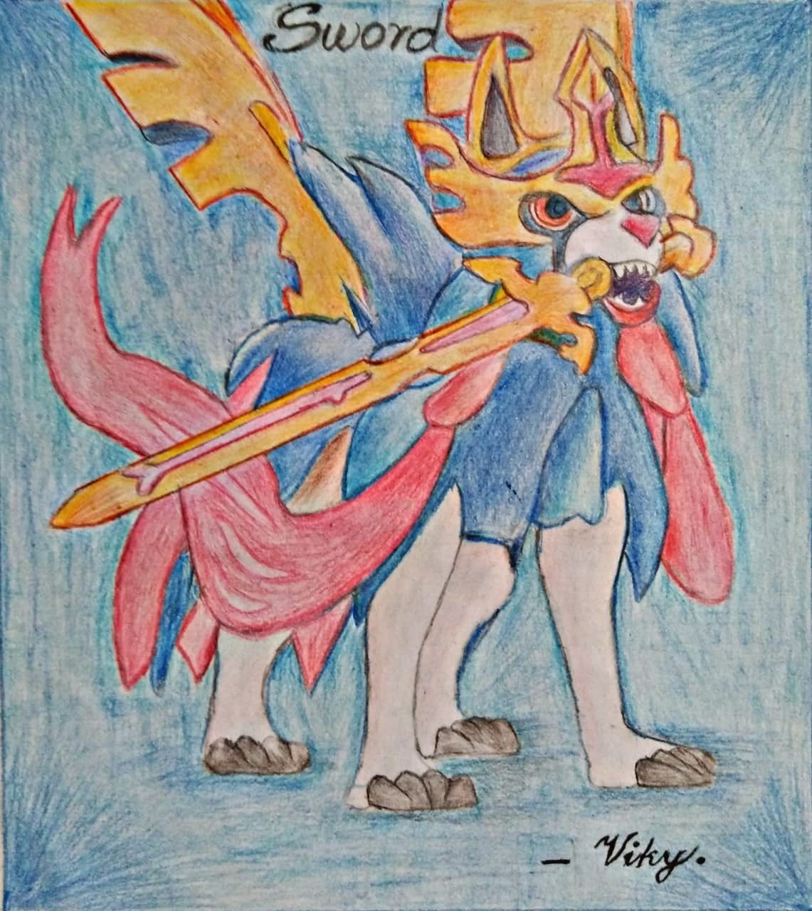 Zacian-Hero and Crowned by RedDemonInferno on DeviantArt