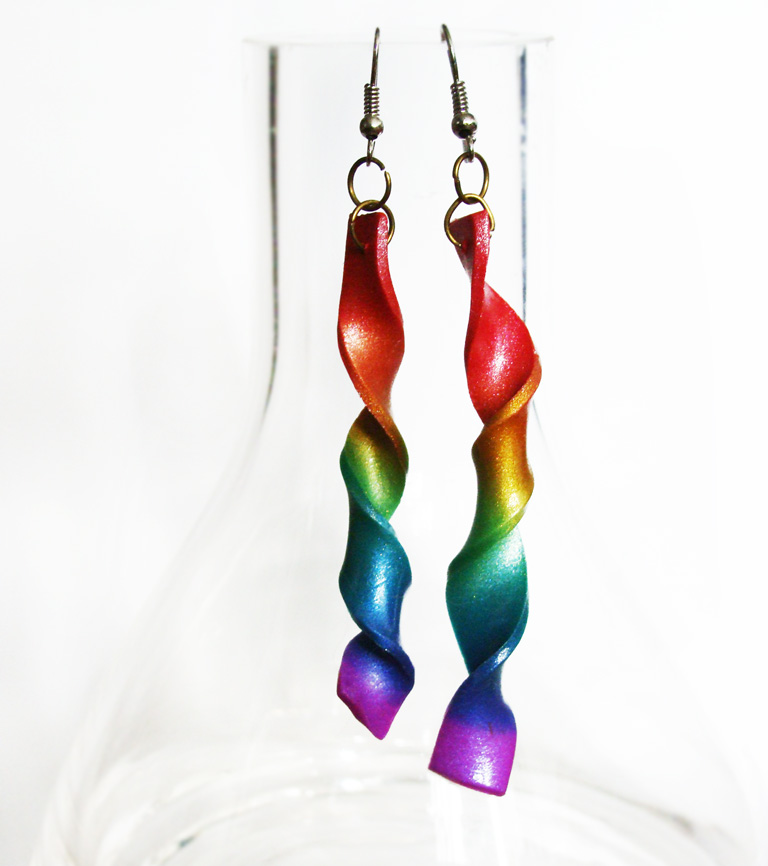 Shimmer Shine Rainbow Gentle Twist Earrings