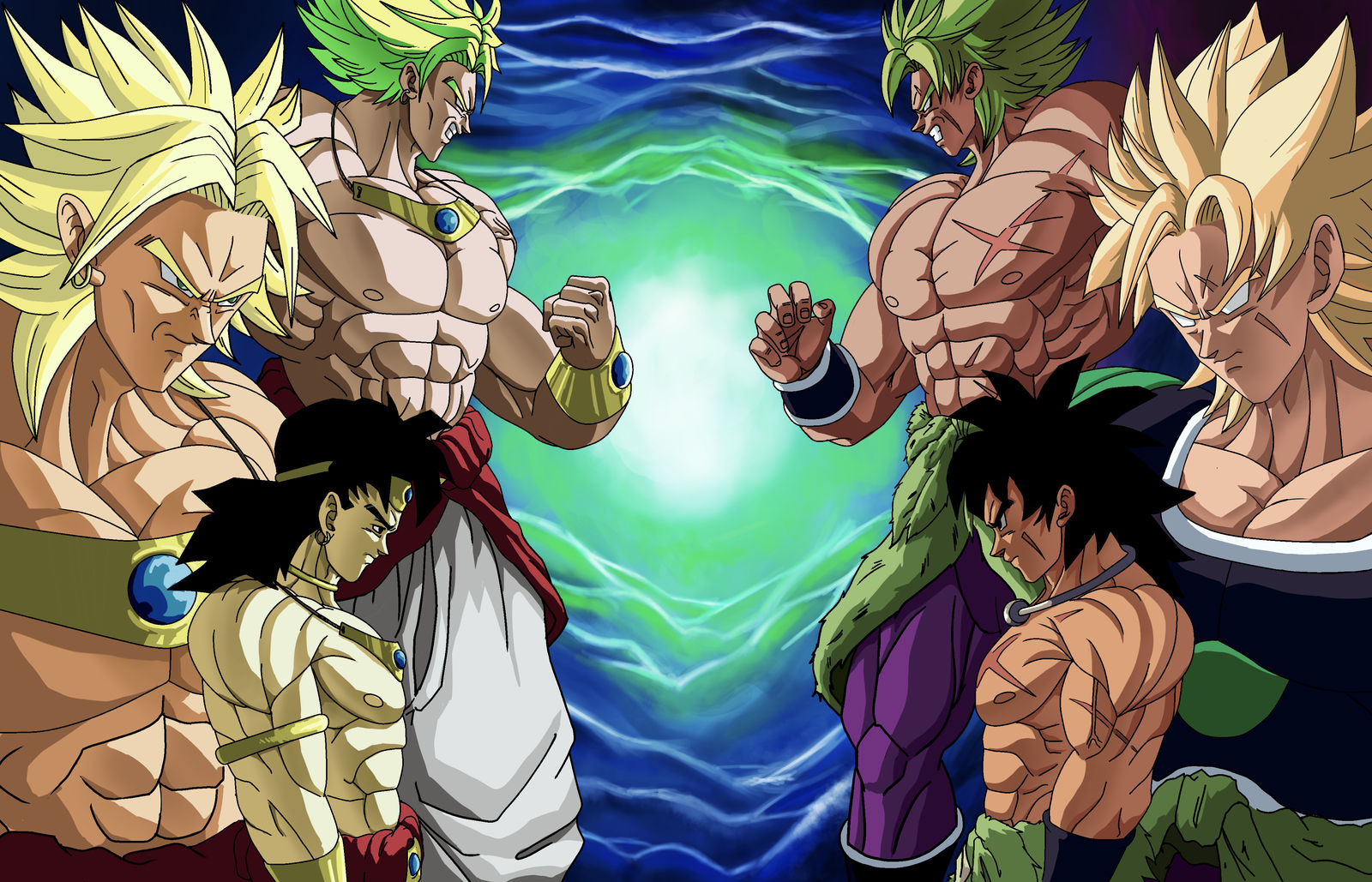New Broly vs Legend Broly by EliteNappa on DeviantArt New Broly vs Legend Broly by EliteNappa on DeviantArt