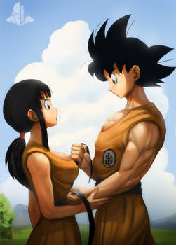 Goku and Chichi