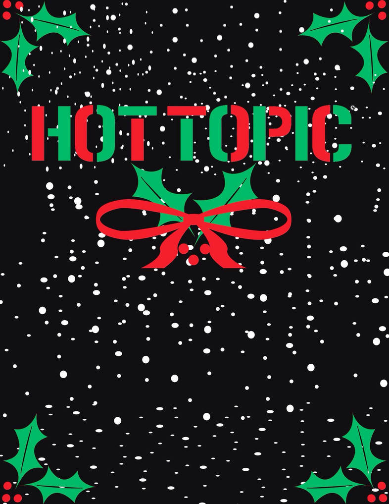 Hot Topic Custom Logo Hot Topic holiday themed logo by HeroOfTengoku7K on DeviantArt