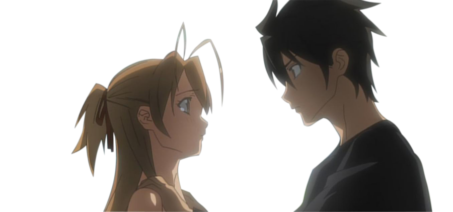 Highschool of the Dead - Takashi and Rei Wallpaper by eaZyHD on