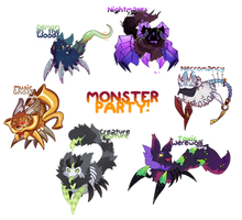 [Closed] Pacapillar Monster Party Auction!