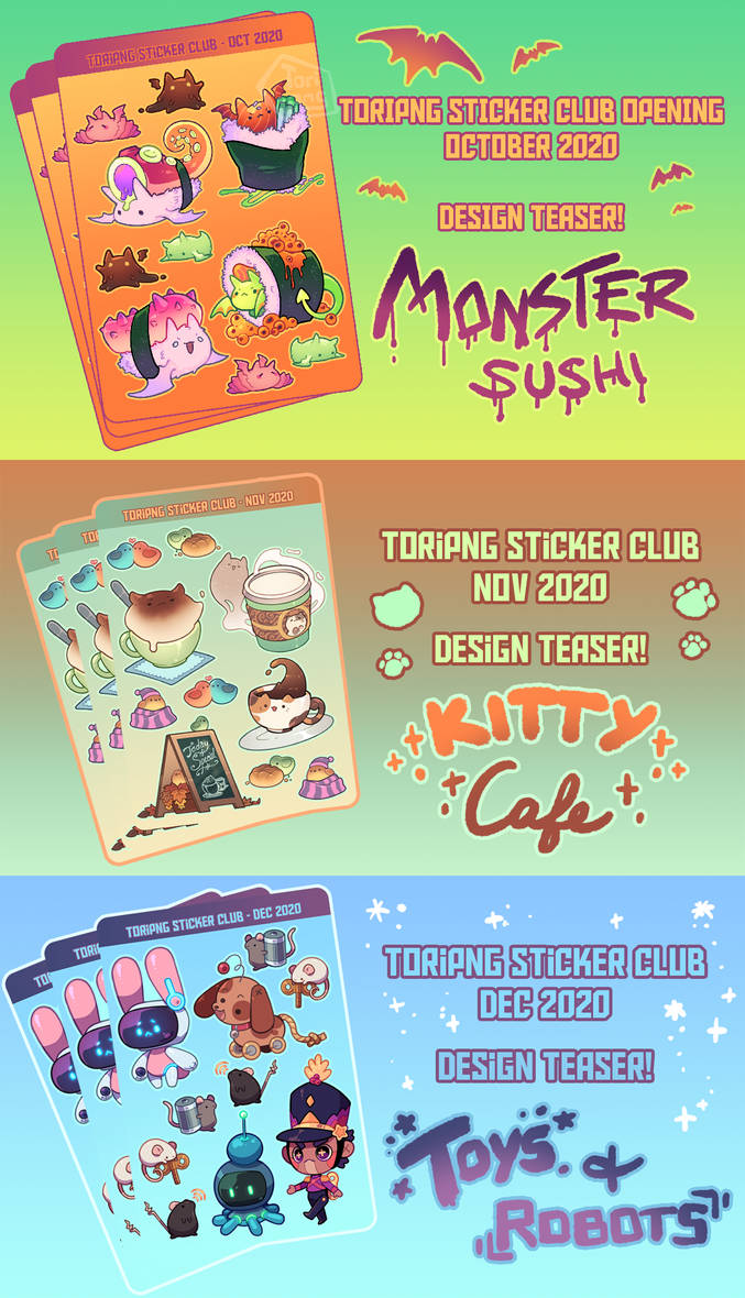 2020 Sticker Club Sheets by toripng on DeviantArt