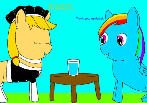 Rainbow Dash's Maid Applejack