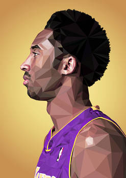 THE BLACK MAMBA POLY ART