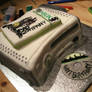 Xbox 360 cake with Battlefield